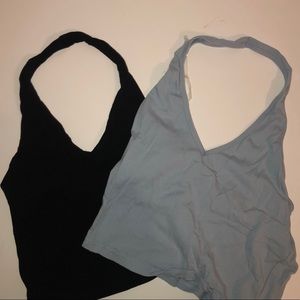 cropped halter tops